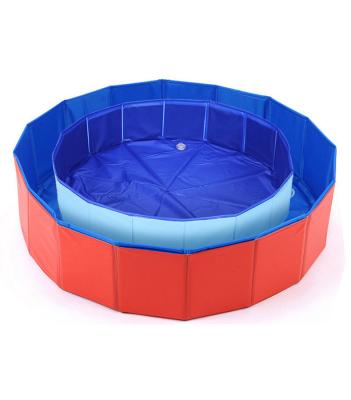 China PVC Baby Swimming Pool Pet Portable Foldable Kiddie Paddling Kids Ball Pool for sale