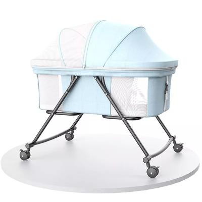 China Modern Foldable Swing Baby Sleep Cradle Mobile Bed for sale