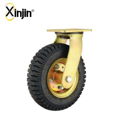 China Pneumatic Pneumatic Rubber Caster Wheel for sale