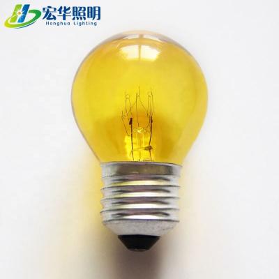 China G45 40w E26 E27 Colorful Incandescent Ball Light Bulb Blue Light Blue Aluminum / Brass Globe Shape for sale