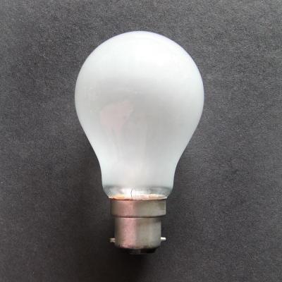 China Unique Frosted Living Room A60 E27 220V 25W 60W Incandescent Lamp Vintage Bulbs for sale