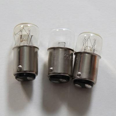 China Brass Micro Pointing Bulb Oven Light Bulb T16 E14 Incandescent Brass Base Indicator Bulbs for sale