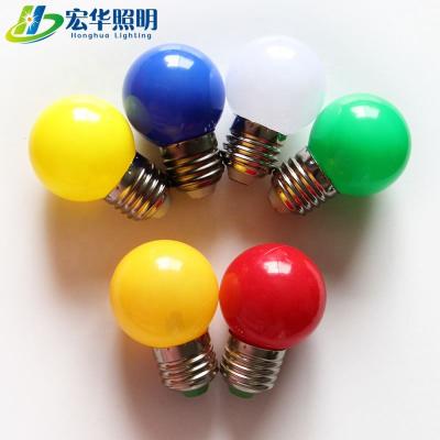 China Aluminum-plastic G45 E27 Beautiful Color SMD Edison Style Spherical Led Light Bulbs For Decoration for sale