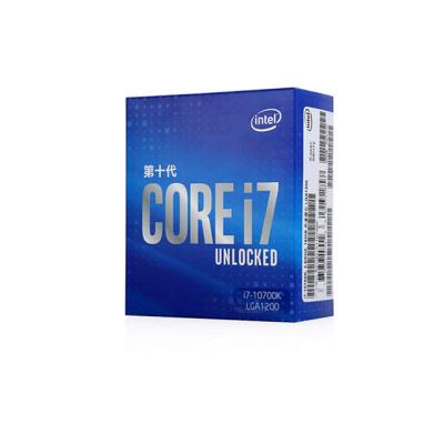 China desktop i7-10700k suitable for asus Z490 B460 B550 motherboard processor 10700F computer desktop cpu for sale