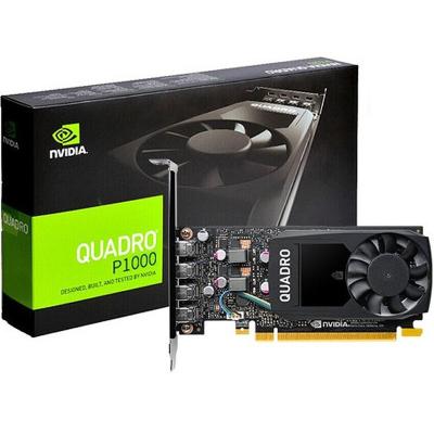 China Workstation Leadtek Quadro Competitive Price P1000 4GB GDDR5 128bit 82GBps 47W P1000 4GB Professional Compute Graphics Card for sale