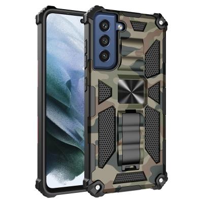 China Shockproof For Samsung Galaxy S20 S21 Note 20 Note 20 Magnetic TPU Hard Plastic PC Fe Plus Ultra 5G Camouflage Phone Case Cover for sale