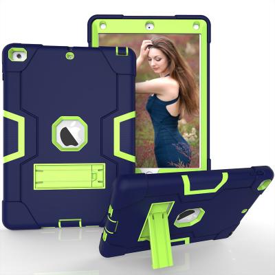 China Perfect Protective Tablet Heavy Duty Case For iPad 9.7 5th 6th Gen Shockproof Kickstand Rugged Armor 2017 GEN /2018 Silicone Plastic Cover for sale