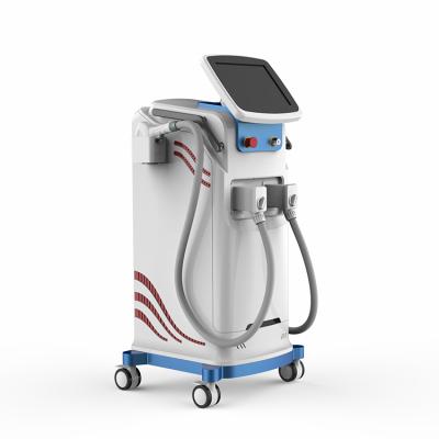 China Pigment removal 2021 latest 2 in 1 yag diode laser + Q-switched ND for depilation and all color tattoo removal for sale