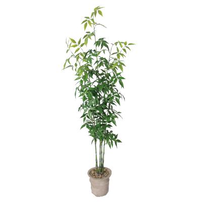 China 2M Large Artificial Bamboo Plant Good Quality Wholesale Minimalist Artificial Tree New Style For Home Indoor And Outdoor Decoration for sale