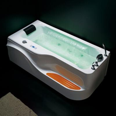 China Waterfall Bathtub Leak Protection Hot Tub Bath Led Color Jet Whirlpool Massage Waterfall Bathtub Lightweight for sale