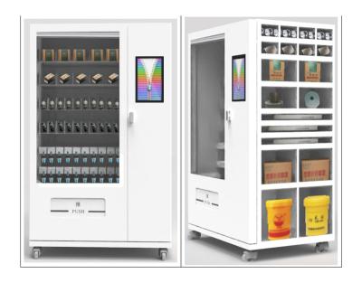 China Custom Metro Station Jsk OEM ODM Vending Machine Meat Ice Cream Frozen Food Snack Drinks Vending Machine For Sale With Lift for sale