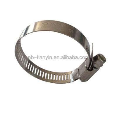 China American Pipe Flange Ningbo AISI 304 Perforated Strip Pipe Clamp Manufacturer for sale