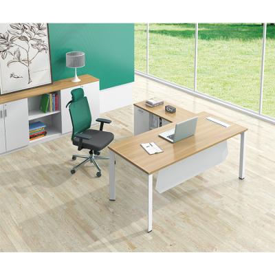 China Factory Wholesale Cheap Cost Effective Modern Wood Office Furniture Executive Desk Table Design OEM Customized Desk for sale