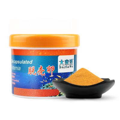 China Aquarium Fish Food Viable Artemia Cysts Decapsulated Artemia Cysts Brine Shrimp Egg Hatchery Fish Food Baby Fish Food for sale