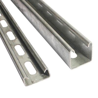 China Corrosion Resistant Lightweight Aluminum Slotted Channel Extrusion Anodized for sale