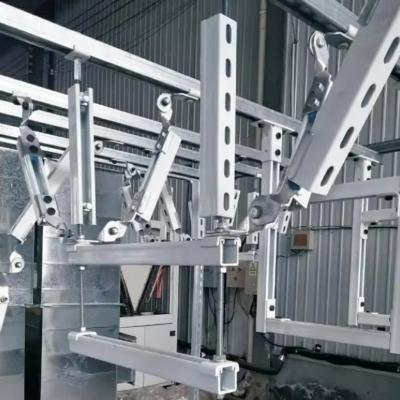 China Bolted Galvanized Seismic Brackets ISO9001 for Sturdy Structures for sale