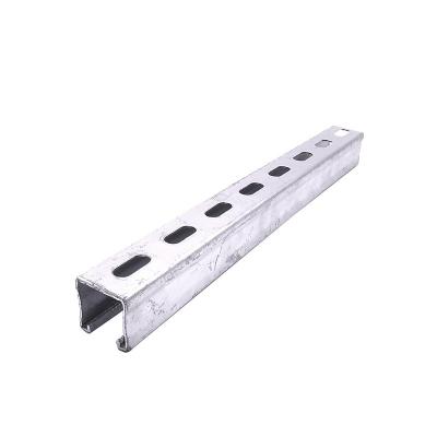 China Anodizing Aluminum Solid Strut Channel Silver In Custom Lengths for sale