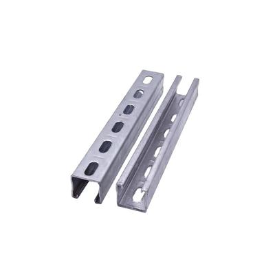 China C Shaped Steel With ±1% Tolerance Galvanized Steel Strut Channel For Heavy Duty Applications for sale