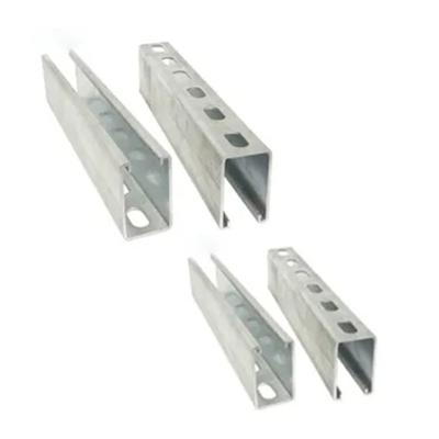 China Easy Install Corrosion Resistant Flexible Stainless Steel Strut Channel C Shaped Seismic Brackets for sale