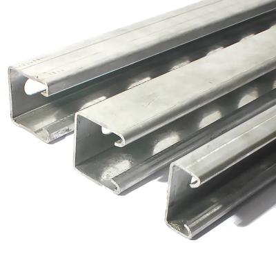 China Precise 1.5mm-3.0mm Tolerance ±0.02mm Galvanized Unistrut Channel For ASTM GB JIS Standards for sale