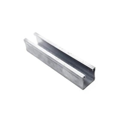 China 1.5mm-3.0mm Customizable Galvanized Slotted Channel Bars ASTM GB JIS for sale