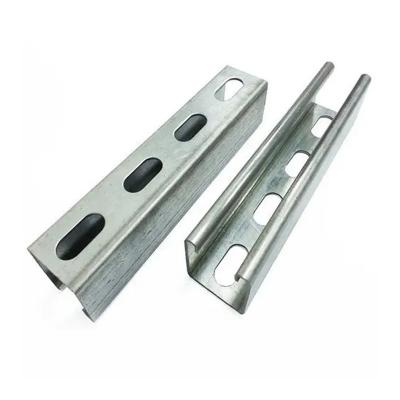 China Corrosion Resistant Silver Slotted Aluminum Channel With Exceptional Strength for sale