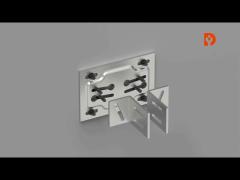 load capacity steel seismic bracket accessories for earthquake protection