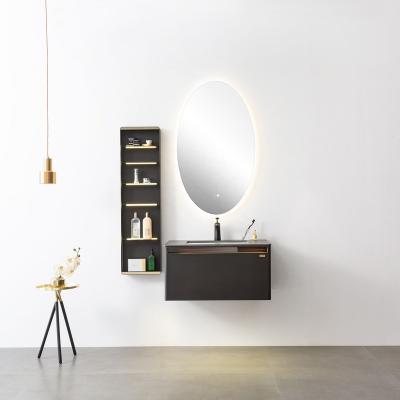 China Illuminated Luxury Mirror Smart LED Bath Mirrors Anti Fog Oval Mirror With LED Light for sale