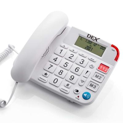 Κίνα DEX Corded Telephone BIG KEY Corded Landline Telephone Home Office προς πώληση