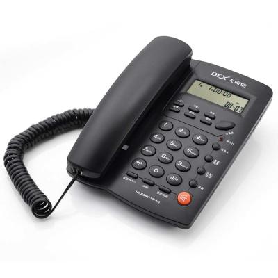 Китай DEX Landline Cored Wire Telephone Custom Functions Corded Telephone English Chinese Or Oem продается