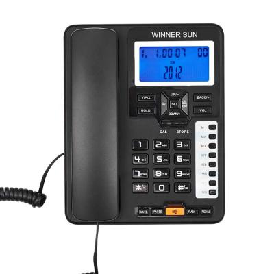 China DEX Desktop Corded Landline Telephone Black On Stock Or Oem RoHS CE VOC à venda