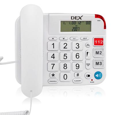 China DEX Telephone BIG KEY Corded Landline Telephone For Home Old People Te koop