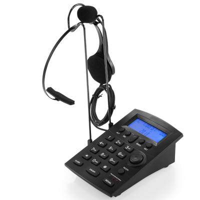 中国 Black On Stock Or Oem DEX Call Center Telephone With Headset English Chinese Or Oem 販売のため