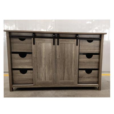 China Hot Sale Modern Antique White Wooden Entry (Height) Adjustable Dining Kitchen Table Sideboards Buffet Cabinets for sale