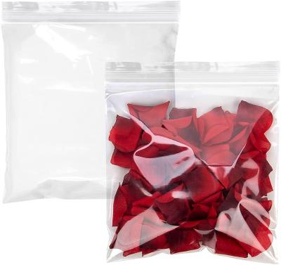 China Sealqueen Recyclable Quality Clear Disposable Plastic Zip Lock Bags for sale