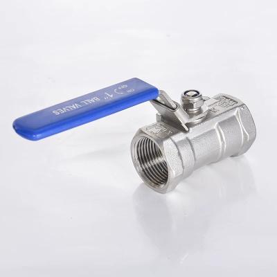 China General WETCH 1000 201 304 316 Stainless Steel Female-Threaded Ball Valve 1PC Ball Valves for sale