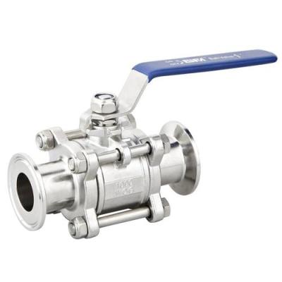 China General ss304 ss316 casting quick installation 3pc dn25 stainless steel manual flange type ball valve for sale