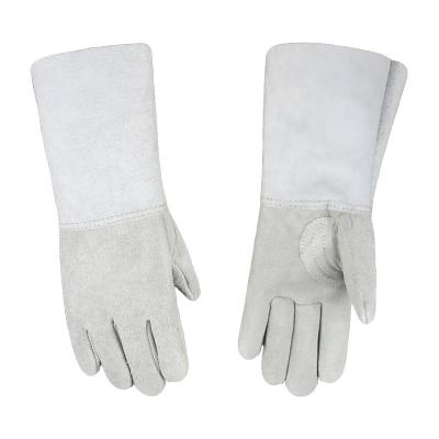 China Guantes Para Soldar Horrible Welding Gloves Scare Leather Gloves Split Welder for sale