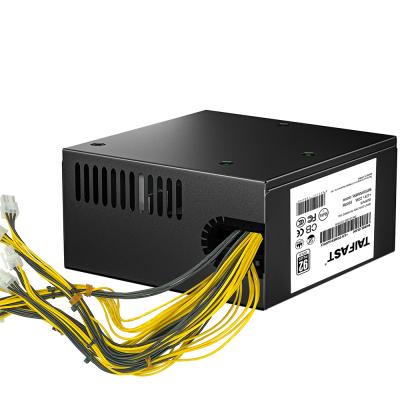 China Taifast 1800W Desktop Gold 92 Plus Single Channel Efficiency Power Supply In Stock for sale