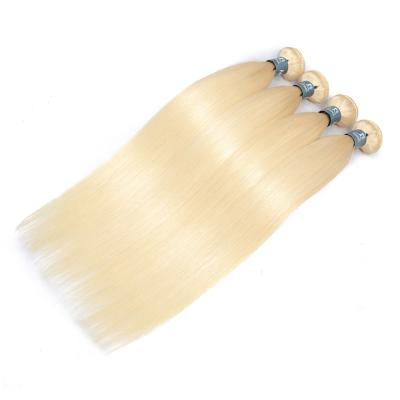 China Wholesale Indian Temple 613 Virgin Hair Raw Vendors Silky Straight Wave, Blonde 12y 613 Color Remy Human Hair Bundles With Lace Headband for sale