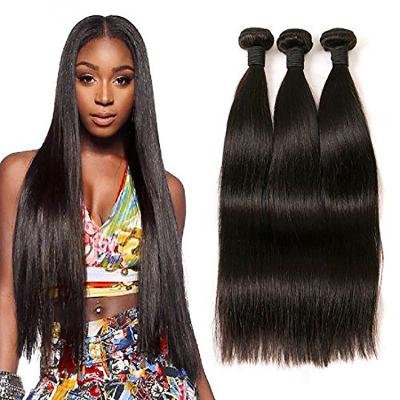 China Cheap Virgin Remy Hair Extensions Vendor Silky Straight Wave, Mink Brazilian Human Hair Silky Straight Pre Plucked Bundle With Closure And Lace Headband for sale