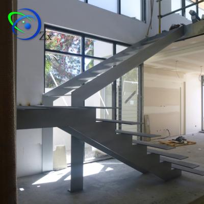 China Fashion Finish Stain Metal Exterior Staircase Easy Installation Balcony Stainless Steel Stair System for sale