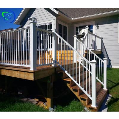 China Aluminum railings for decking, decking metal railing, aluminum baluster for stair railings aluminum for sale