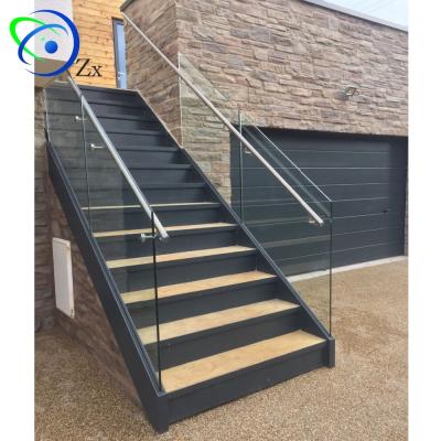 China Exterior Cheap Factory Cost External Galvanized Metal Stair / Carbon Stair / Exterior Exterior Mild Steel Stair System for sale