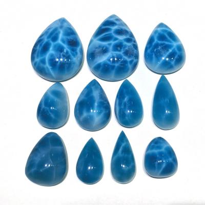 China For Jewelry Larimar Making Matched Pear And Teardrop Drop Cabochon Gemstone For Jewelry for sale