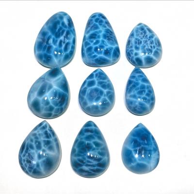 China For Jewelry Larimar Making Matched Pear And Teardrop Drop Cabochon Gemstone For Jewelry for sale