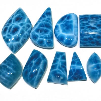 China For Jewelry Making Larimar Matched Irregular Shape Cabochon Gemstone For Jewelry High Quality for sale