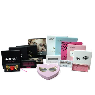 China Recycled Materials Lash Boxes Lashbook Packaging Factory Directly Custom Eyelash Box Packaging for sale