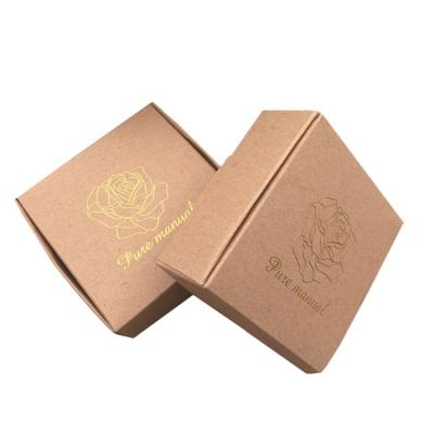 China Recyclable Customized Printing Small Kraft Packaging Soap Packaging Boxes for sale