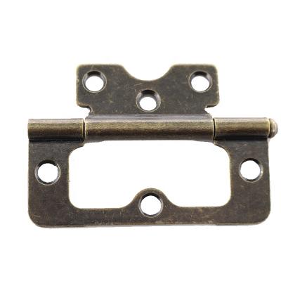 China Soft Close Connection Free Fixing Cabinet Slot Brass Furniture Hinges Shoe Drawer for sale